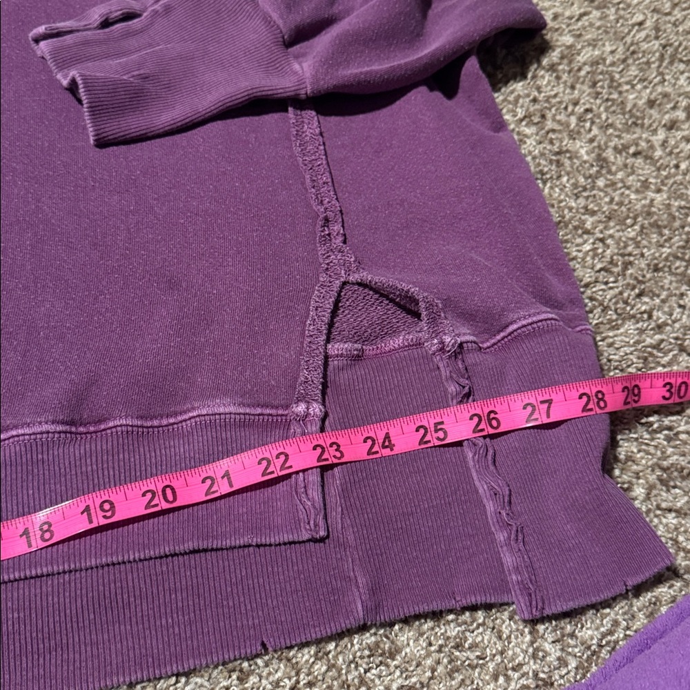 Free People / We The Free oversized purple Camden sweatshirt (L) - EUC! - Picture 3 of 8